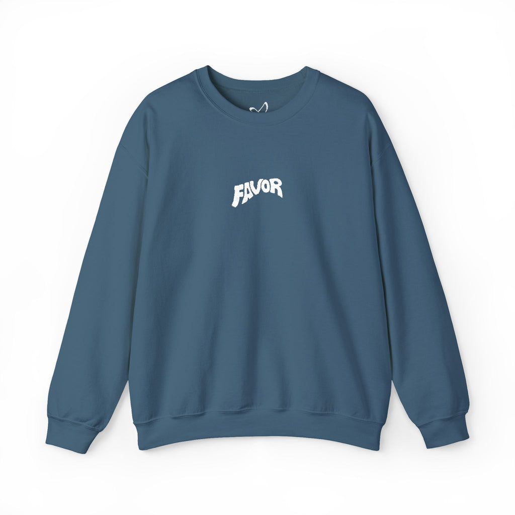 Favor Embroidered Sweatshirt (White Logo)