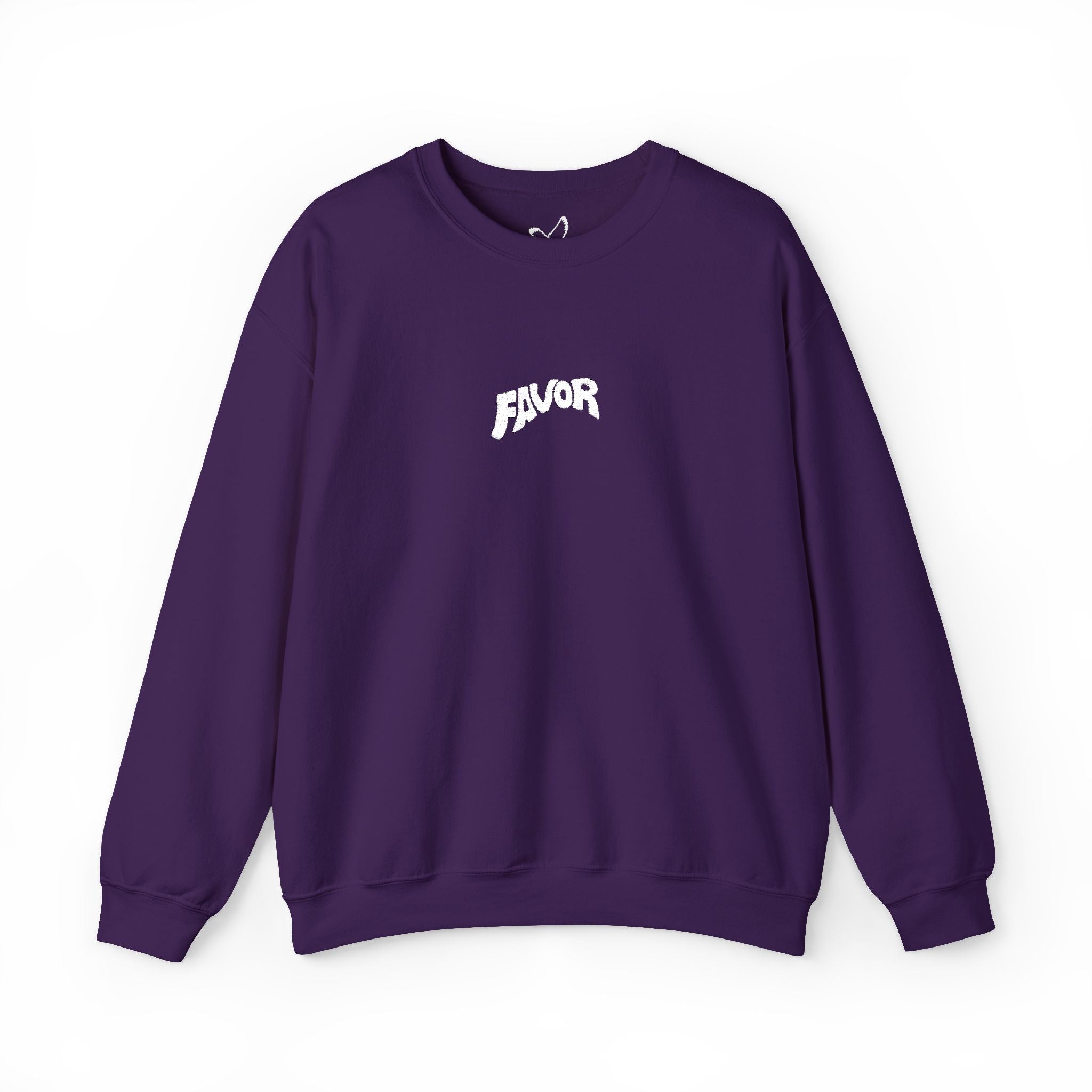 Favor Embroidered Sweatshirt (White Logo)