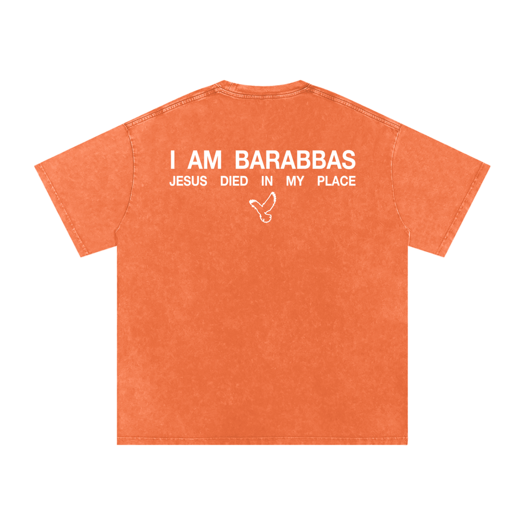 BARABBAS Snow Washed Oversized Tee