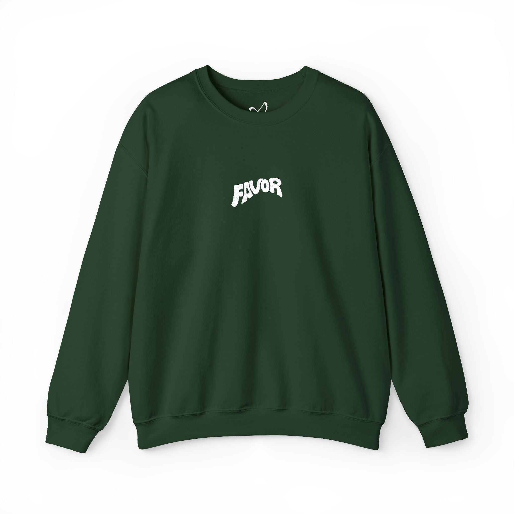 Favor Embroidered Sweatshirt (White Logo)