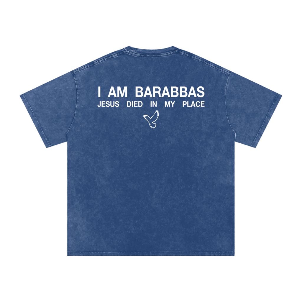 BARABBAS Snow Washed Oversized Tee