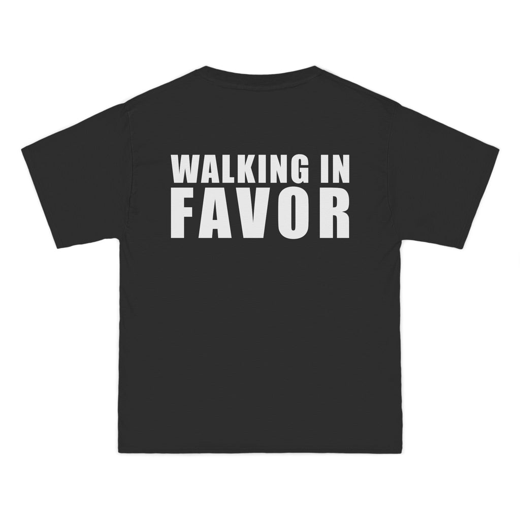 WALKING IN FAVOR T-Shirt (White Text) (Standard Size)