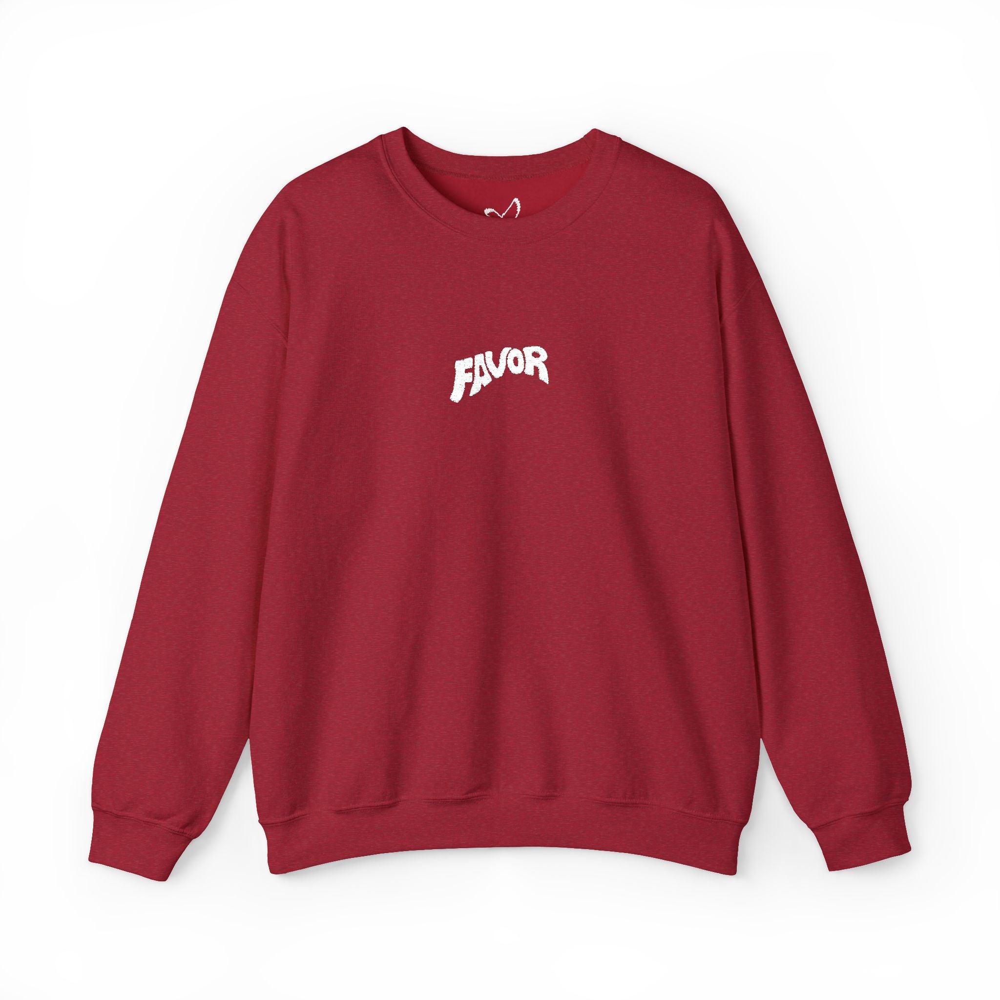 Favor Embroidered Sweatshirt (White Logo)