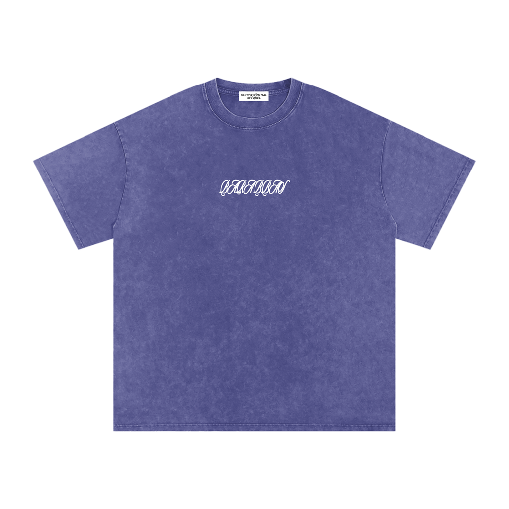 BARABBAS Snow Washed Oversized Tee