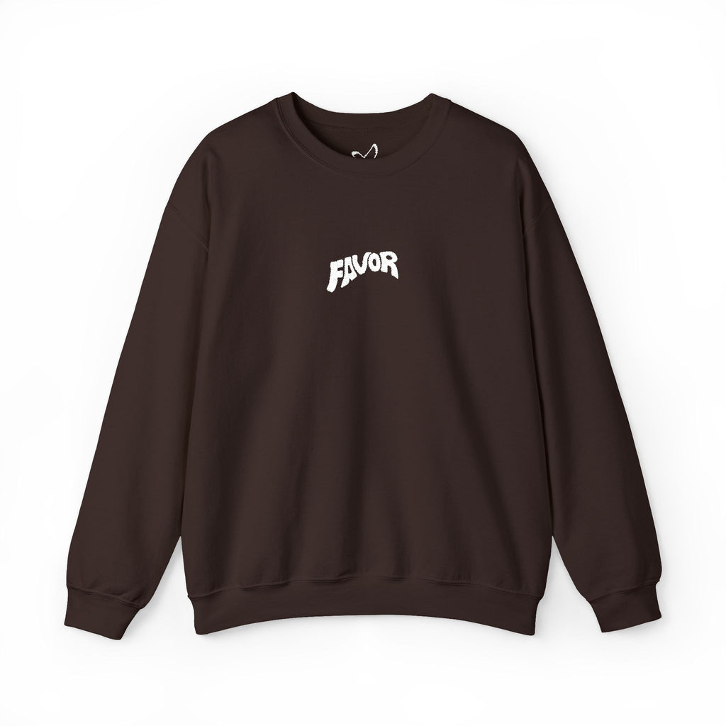 Favor Embroidered Sweatshirt (White Logo)