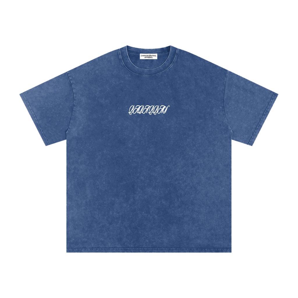 BARABBAS Snow Washed Oversized Tee