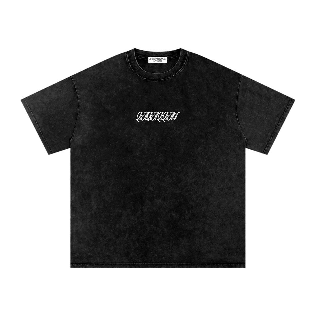 BARABBAS Snow Washed Oversized Tee