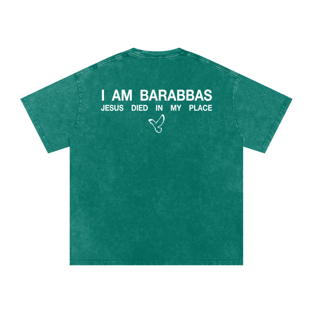 BARABBAS Snow Washed Oversized Tee