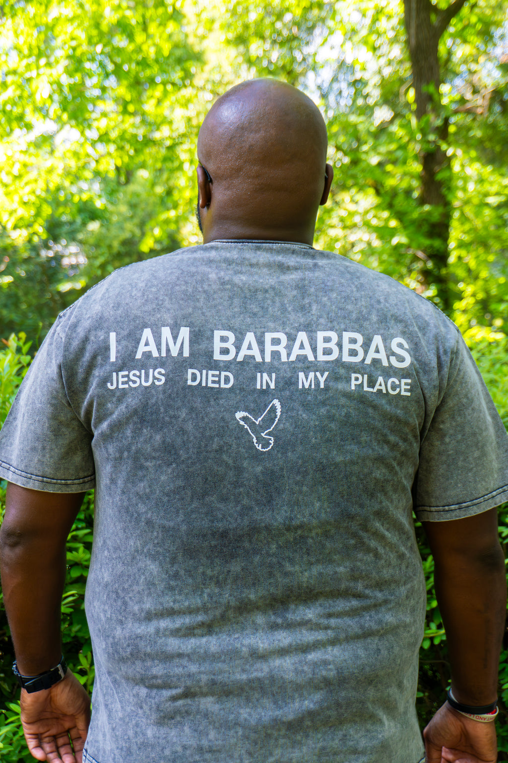 BARABBAS Snow Washed Oversized Tee