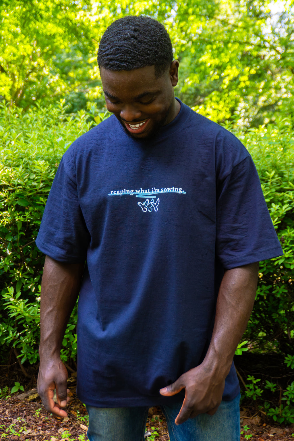 WALKING IN FAVOR: With a Faithful God Heavyweight Tee