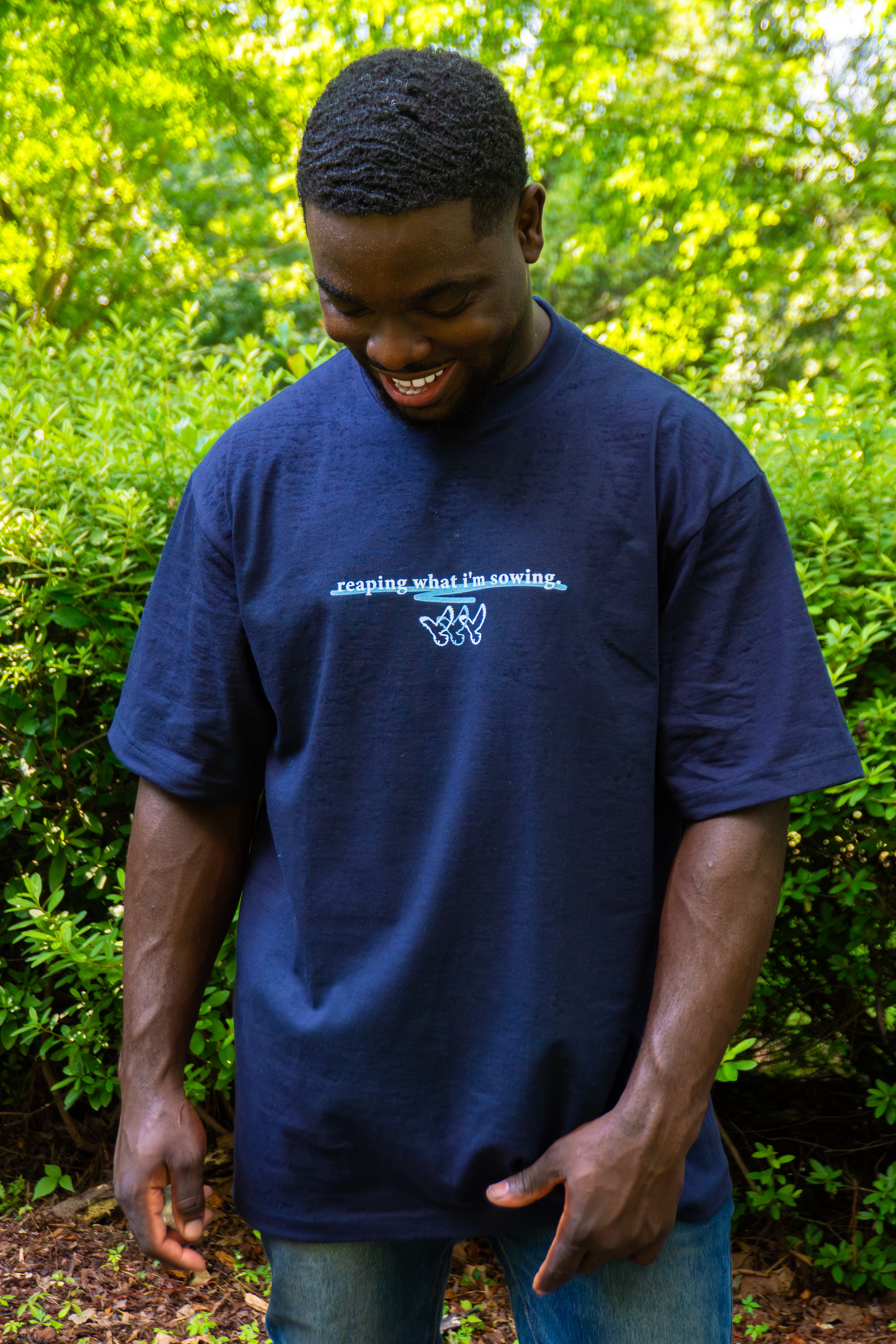 WALKING IN FAVOR: With a Faithful God Heavyweight Tee