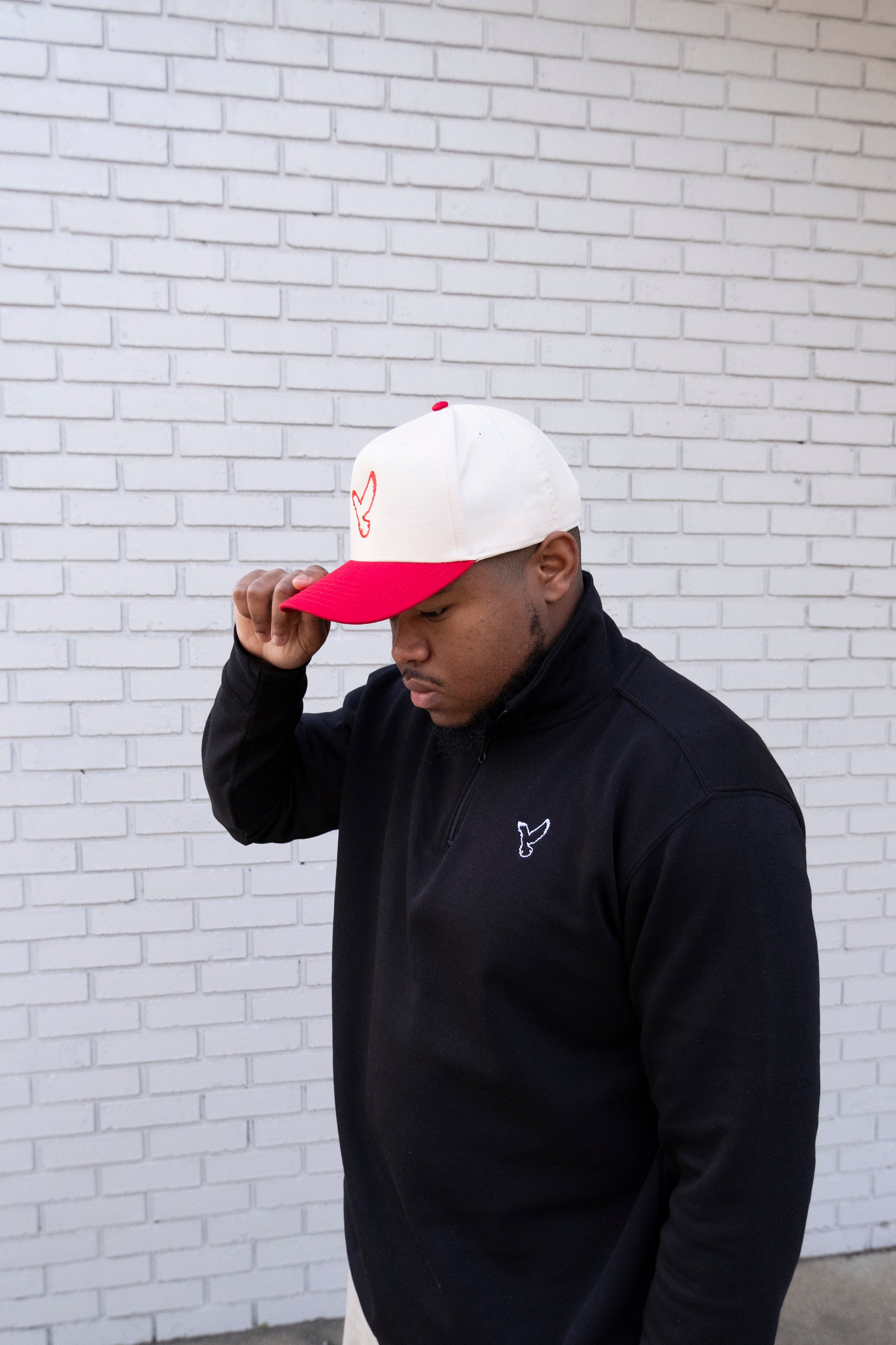 Core Snapback Premium Embroidered Cap (Red)