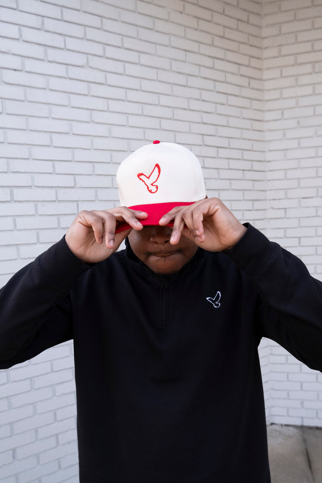 Core Snapback Premium Embroidered Cap (Red)