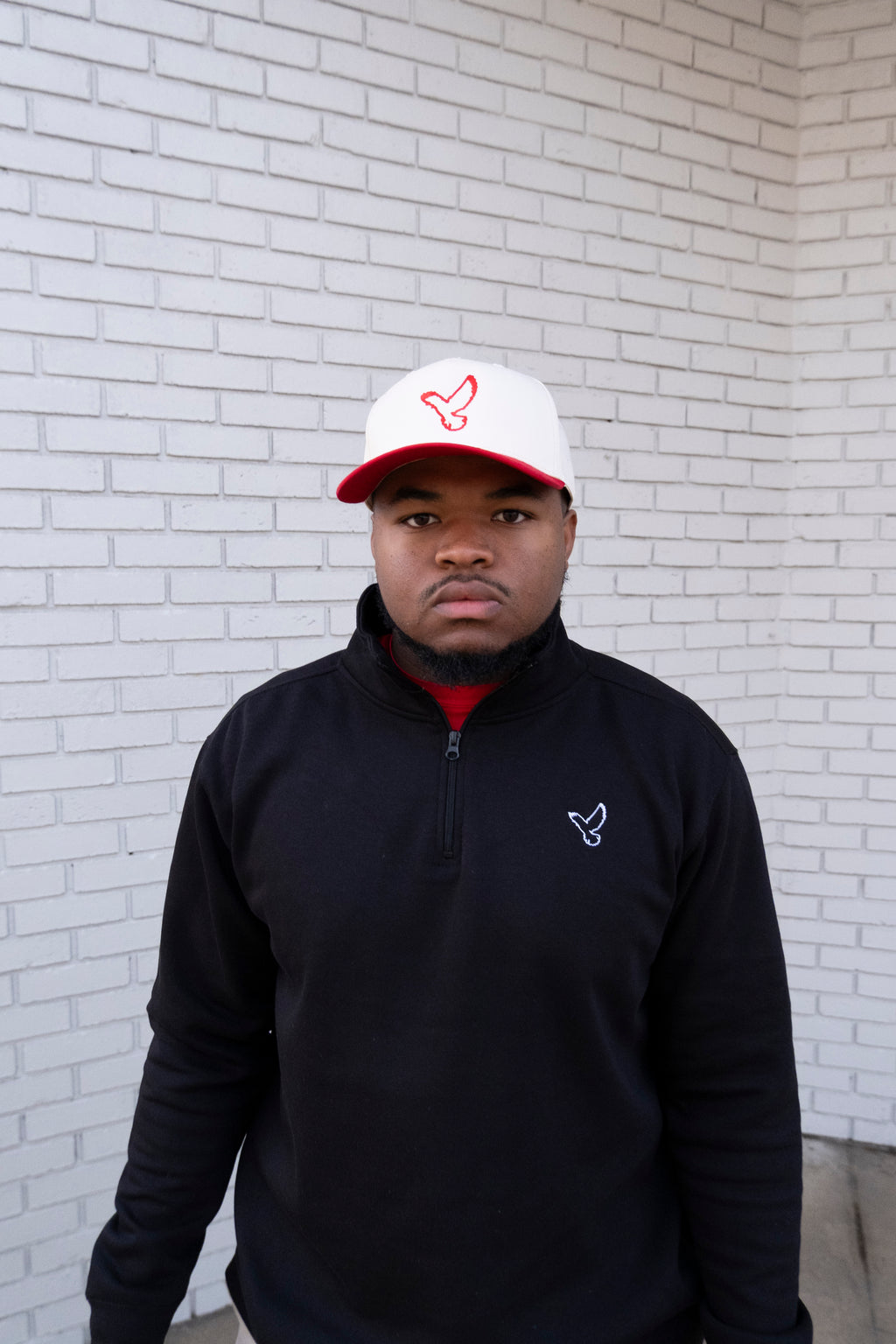 Core Snapback Premium Embroidered Cap (Red)