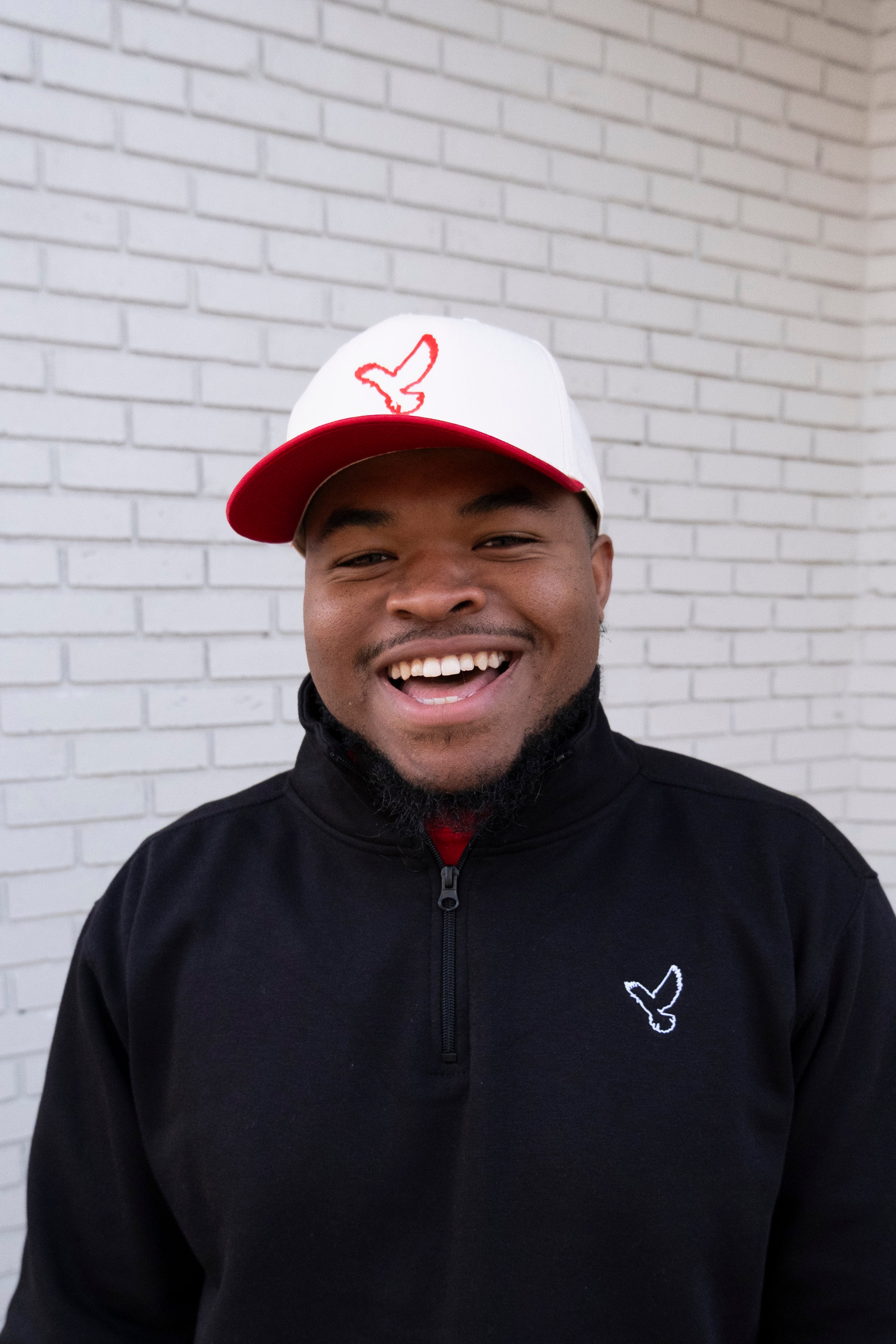 Core Snapback Premium Embroidered Cap (Red)