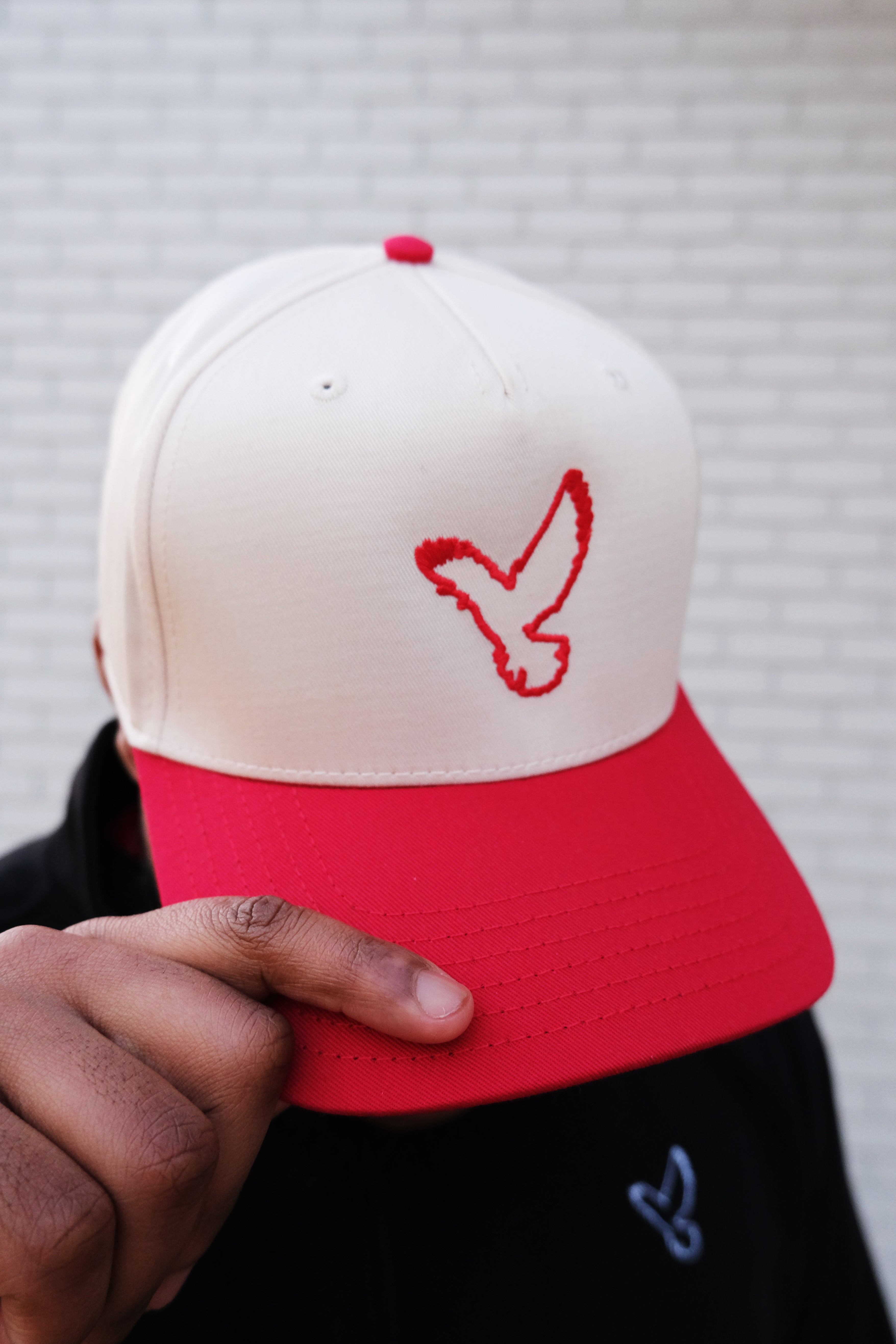 Core Snapback Premium Embroidered Cap (Red)
