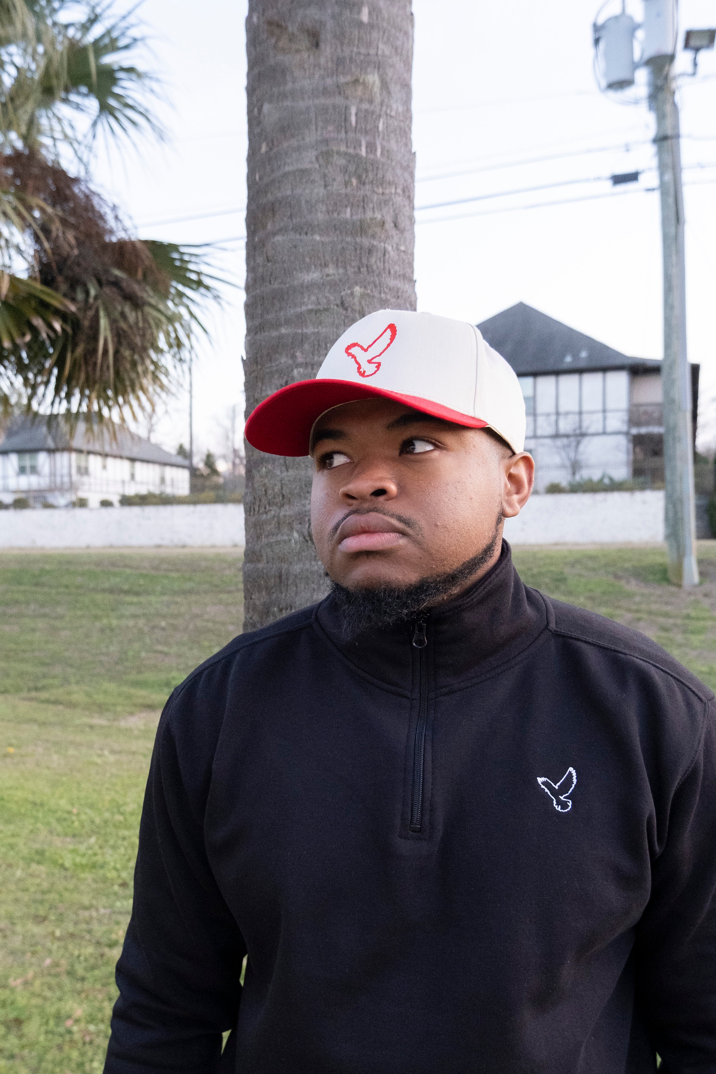 Core Snapback Premium Embroidered Cap (Red)