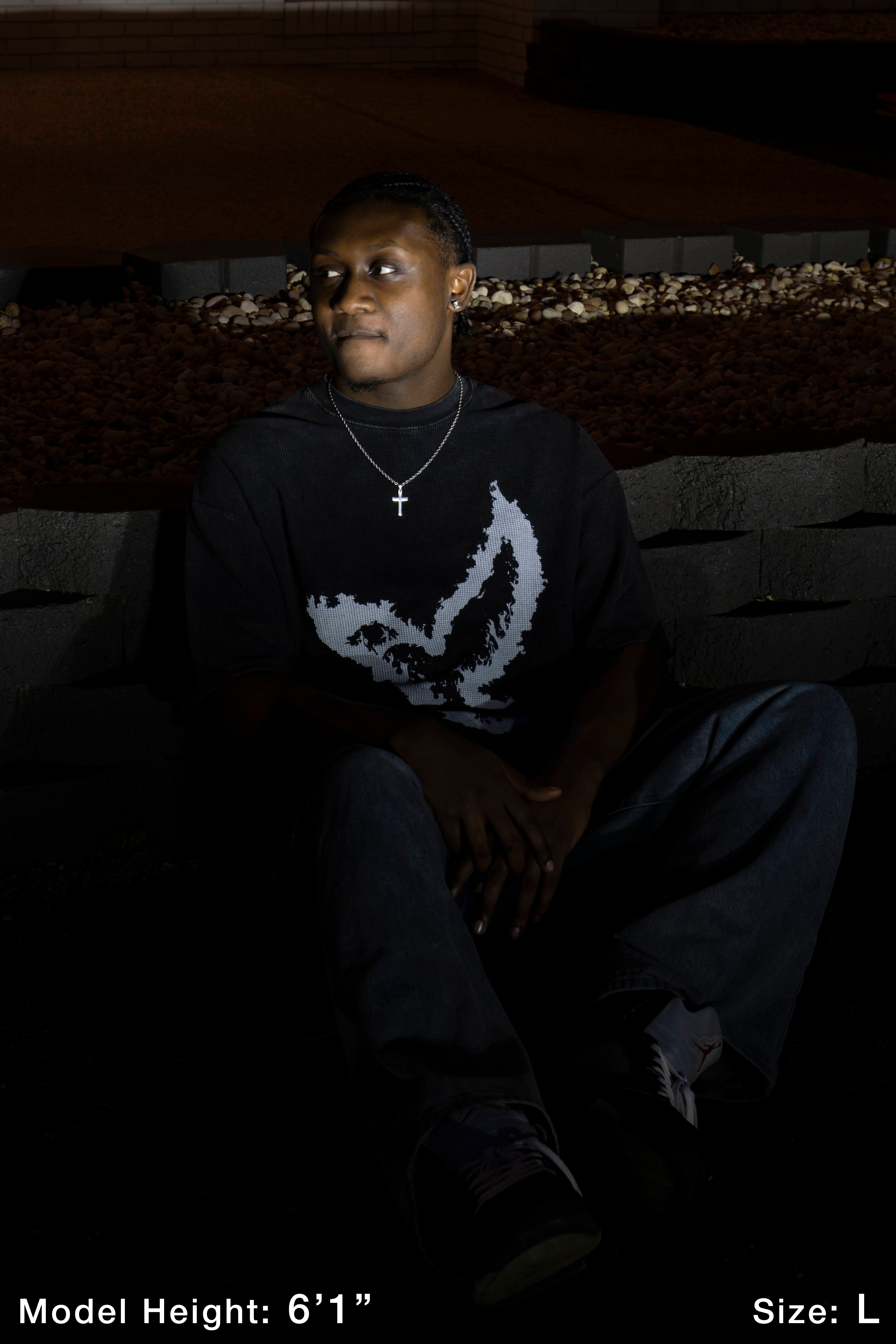 D.O.H.N.B. Waffle-Textured Boxy T-Shirt