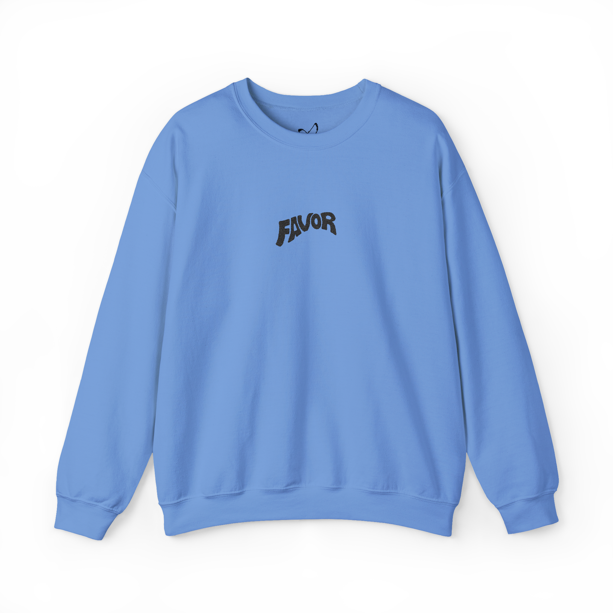 Favor Embroidered Sweatshirt (Black Logo)