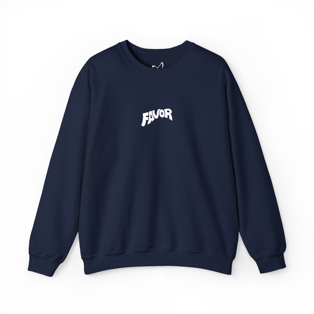 Favor Embroidered Sweatshirt (White Logo)