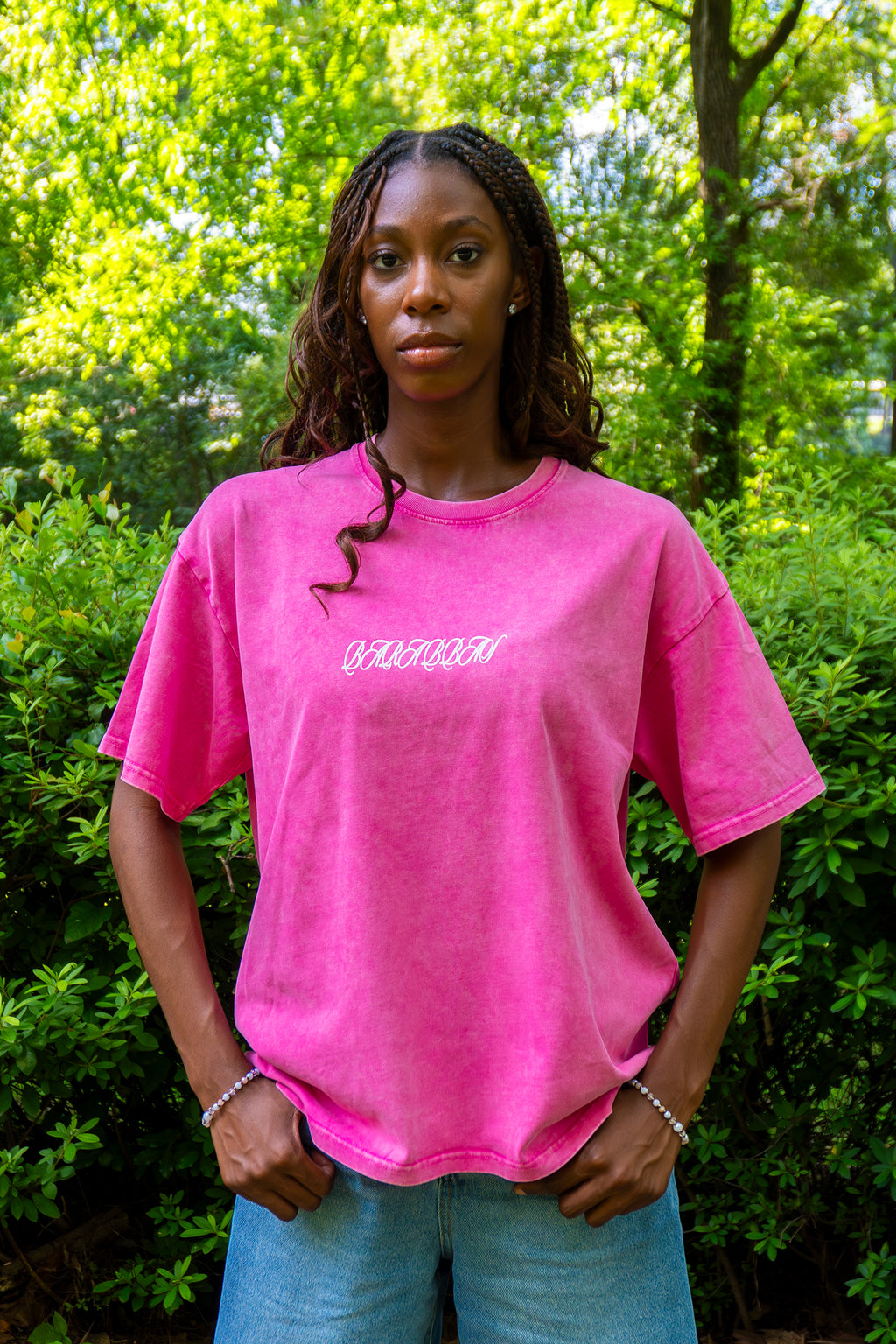 BARABBAS Snow Washed Oversized Tee