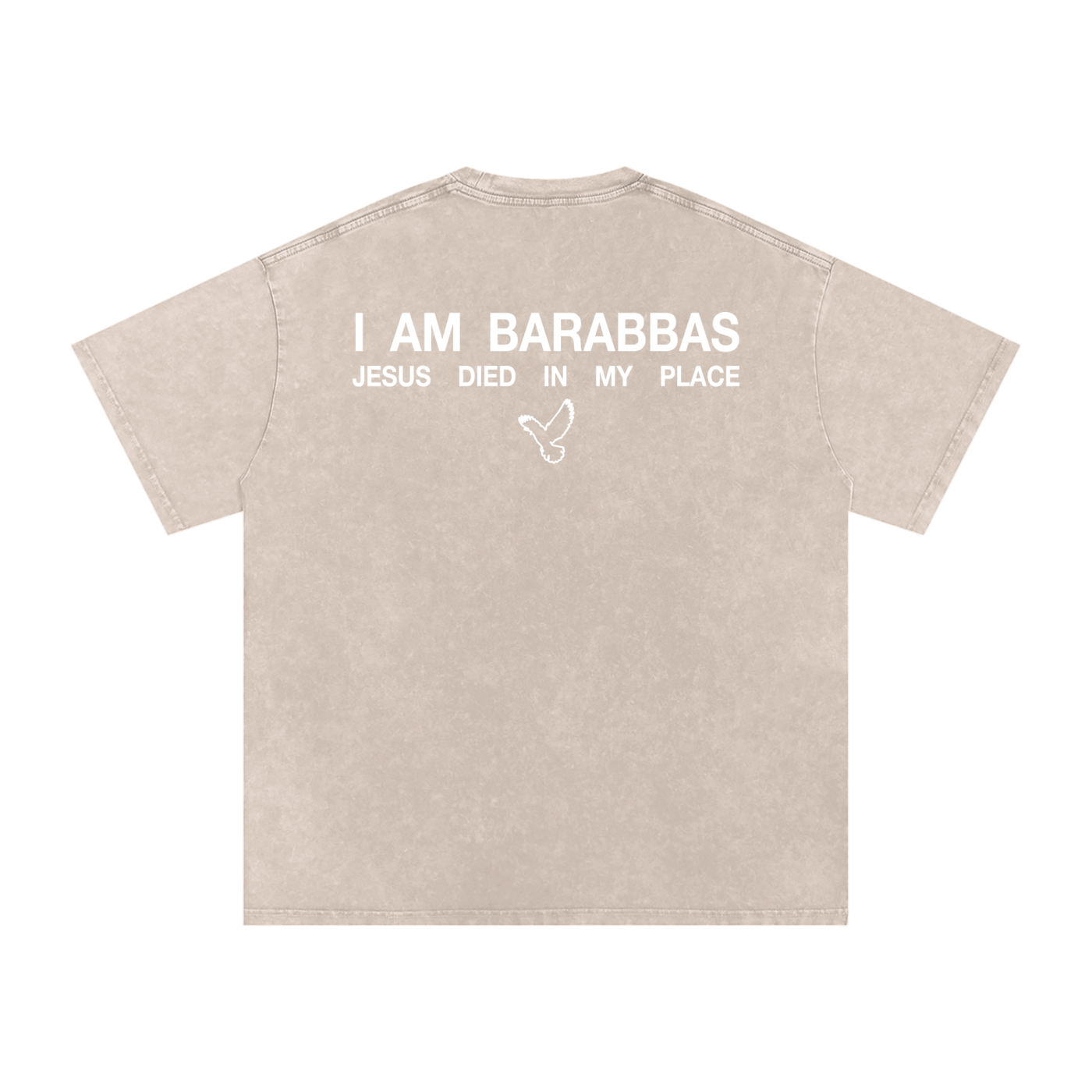 BARABBAS Snow Washed Oversized Tee
