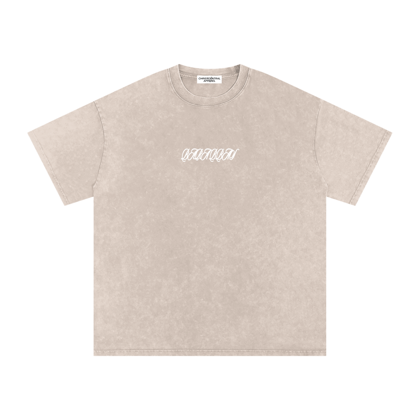 BARABBAS Snow Washed Oversized Tee