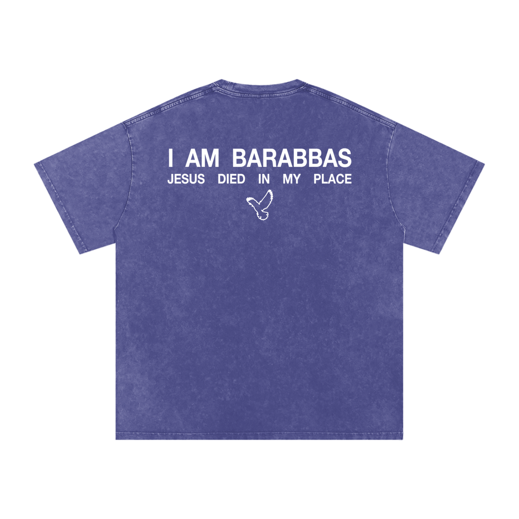 BARABBAS Snow Washed Oversized Tee
