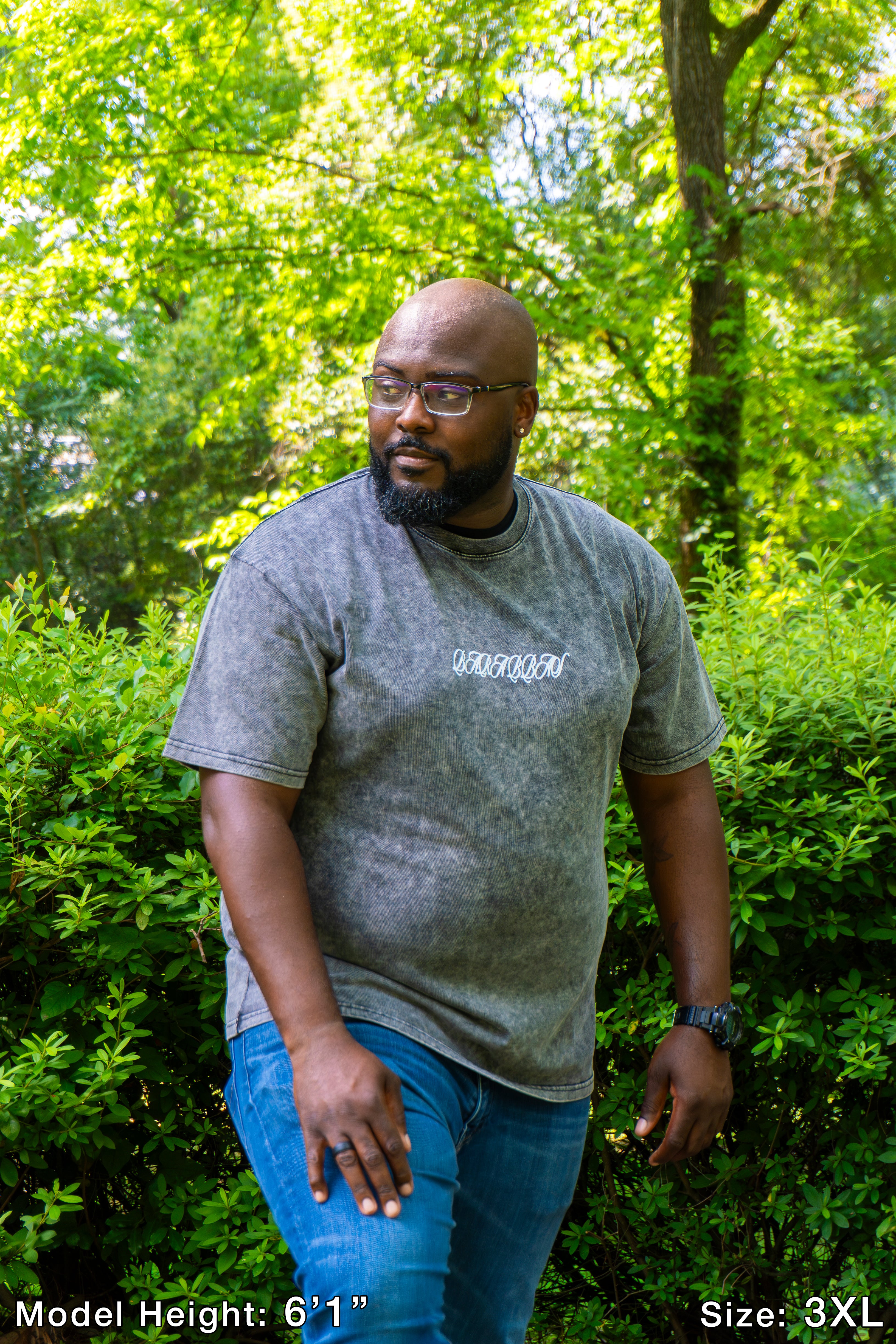 BARABBAS Snow Washed Oversized Tee