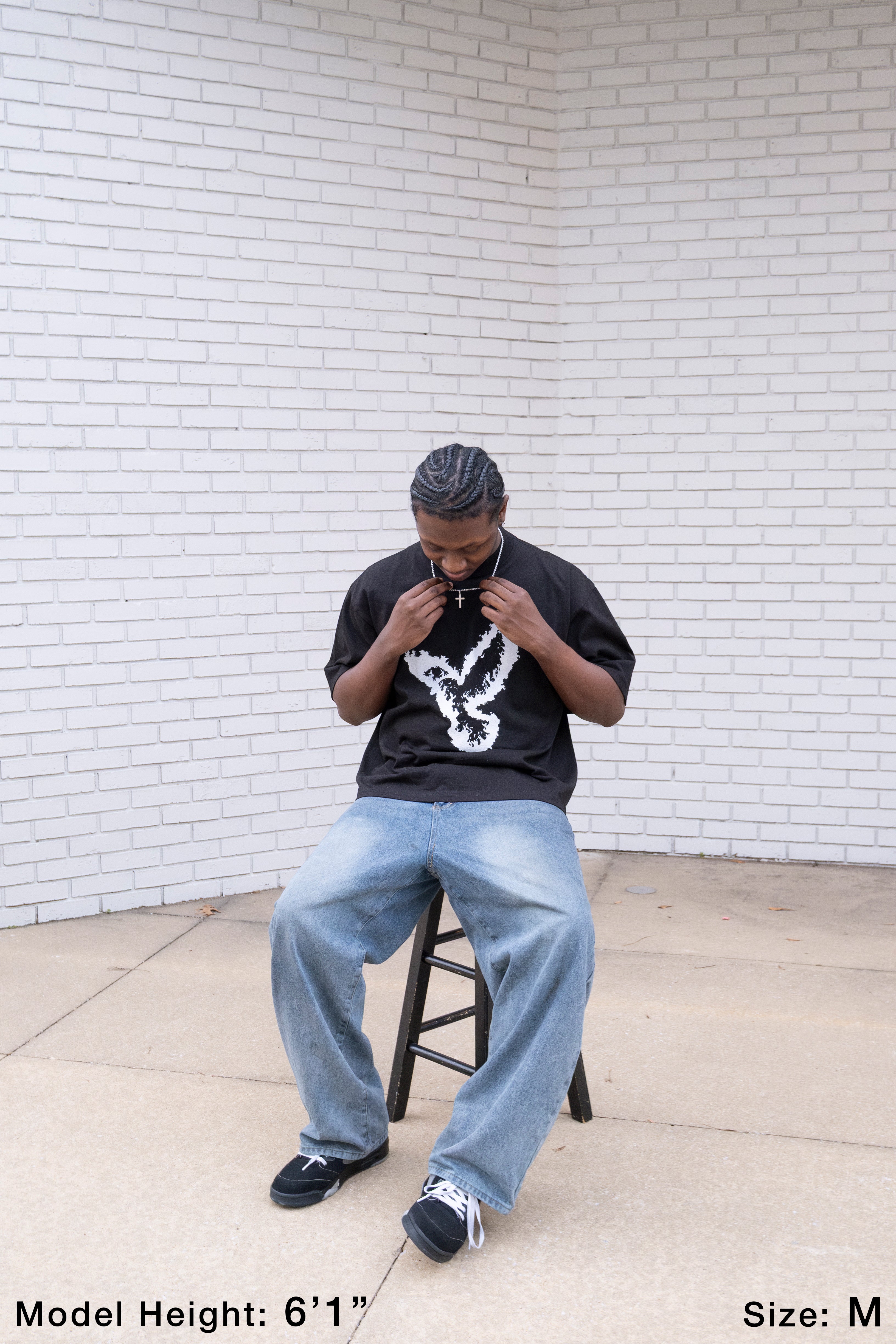 D.O.H.N.B. Oversized Drop-Shoulder Tee